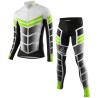 Löffler combinaison ski de fond WorldCup 2017 noir-vert clair